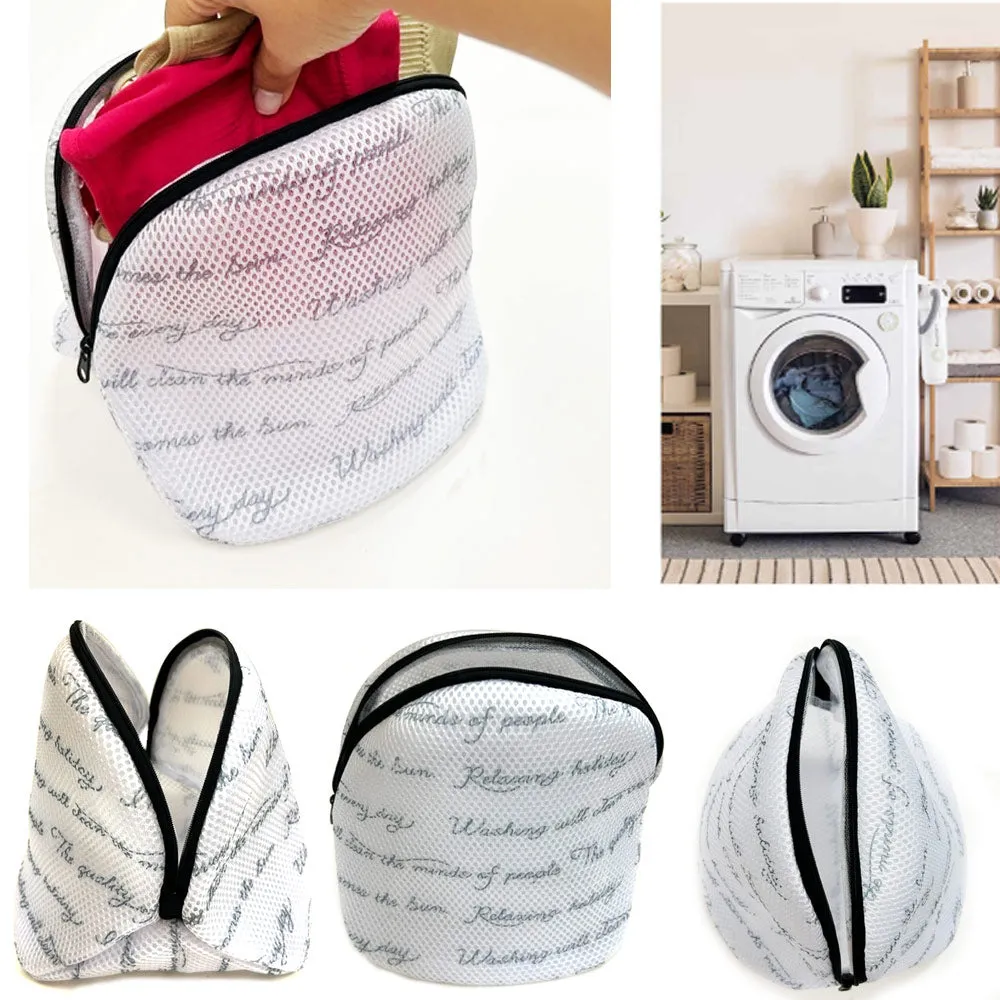2 Pc Large Mesh Laundry Delicates Wash Bag Bra Socks Intimates Undergarments