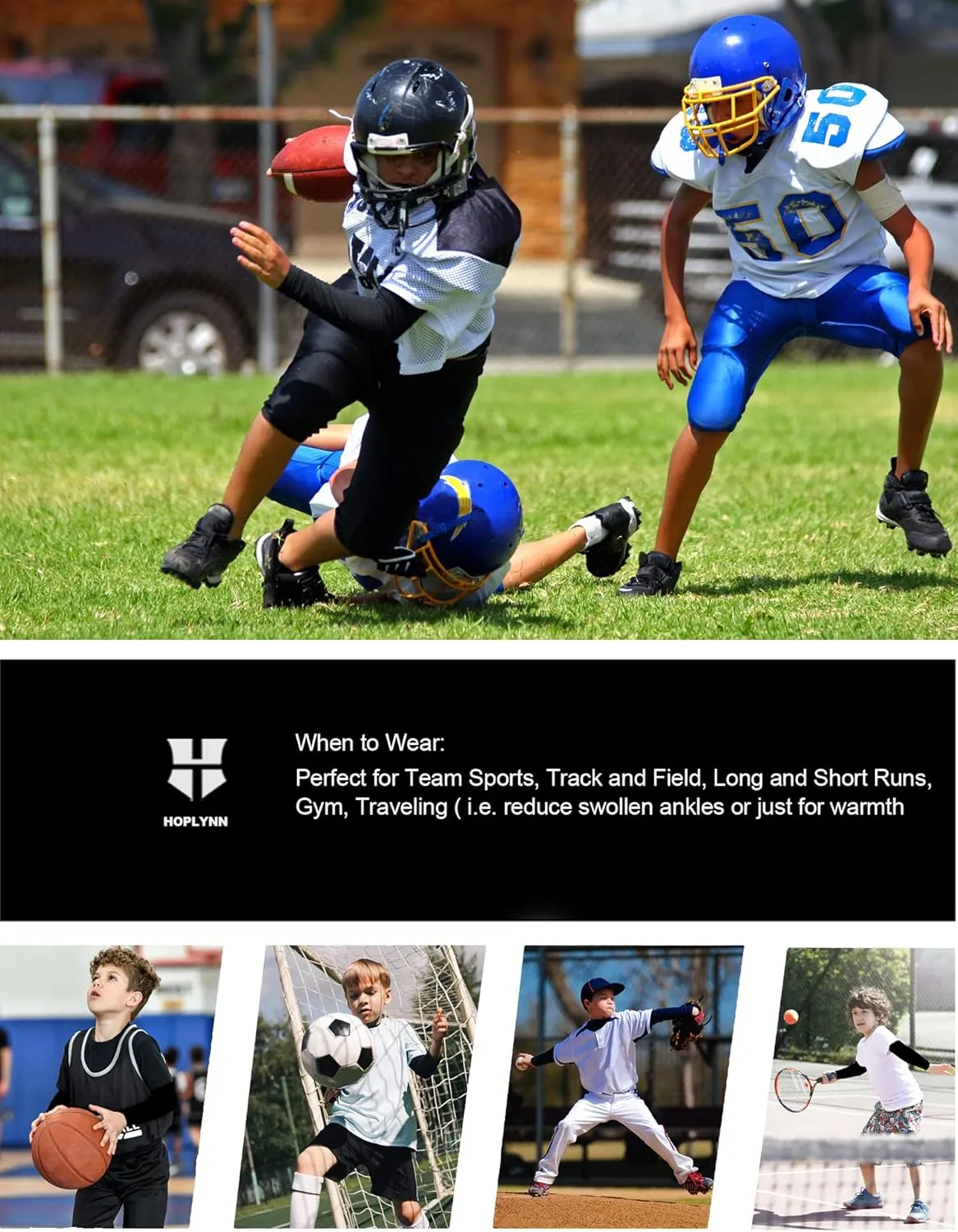 4 Pack Youth Boys Compression Pants Leggings Tights Athletic Base Layer Under Pants Gear for Football Sports