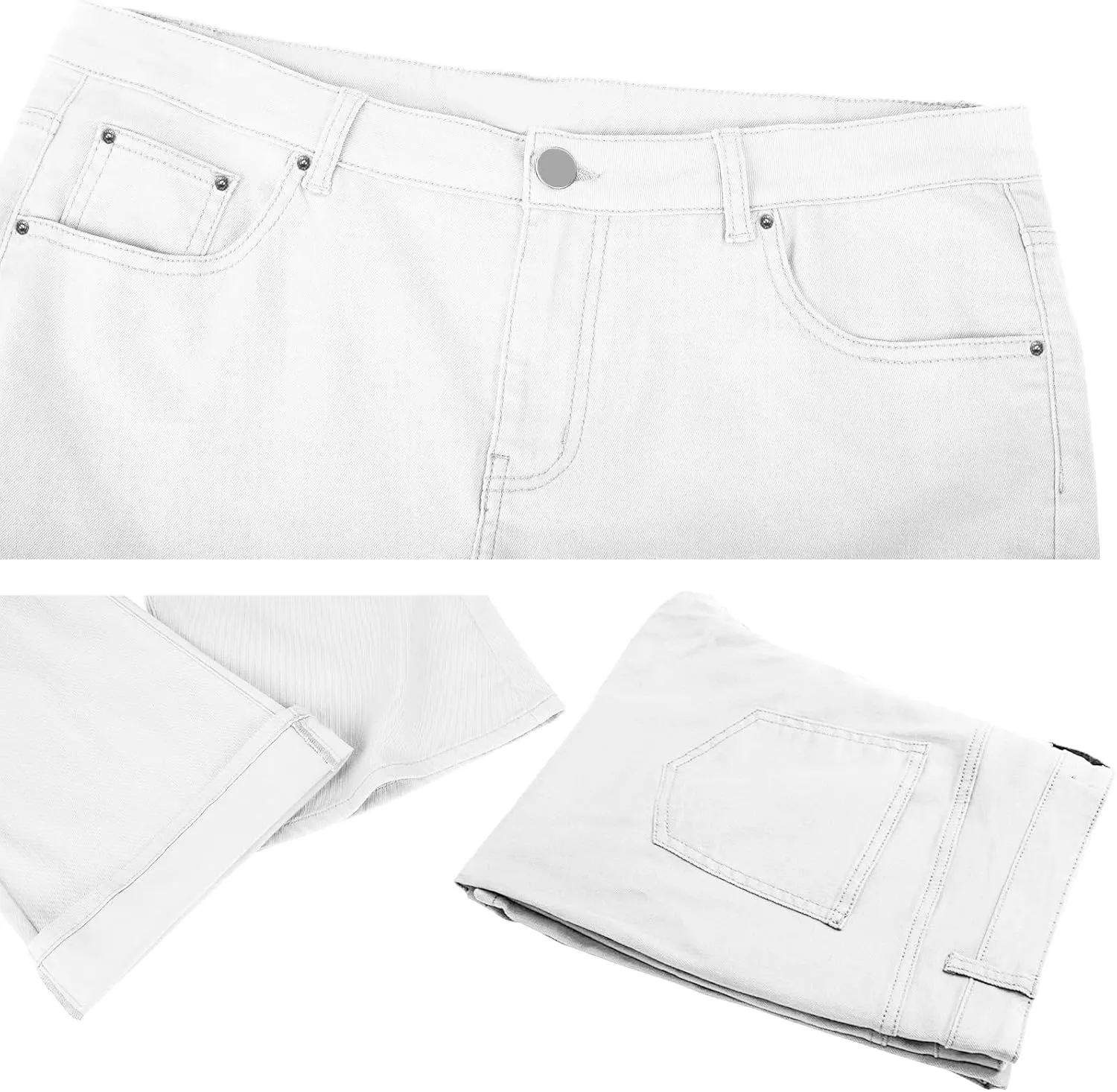70SFUSION Men's Relaxed Fit Vintage Jeans, Classic 70s Style Bell Bottom Denim Pants