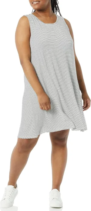 Amazon Essentials Women's Tank Swing Dress (Available in Plus Size)