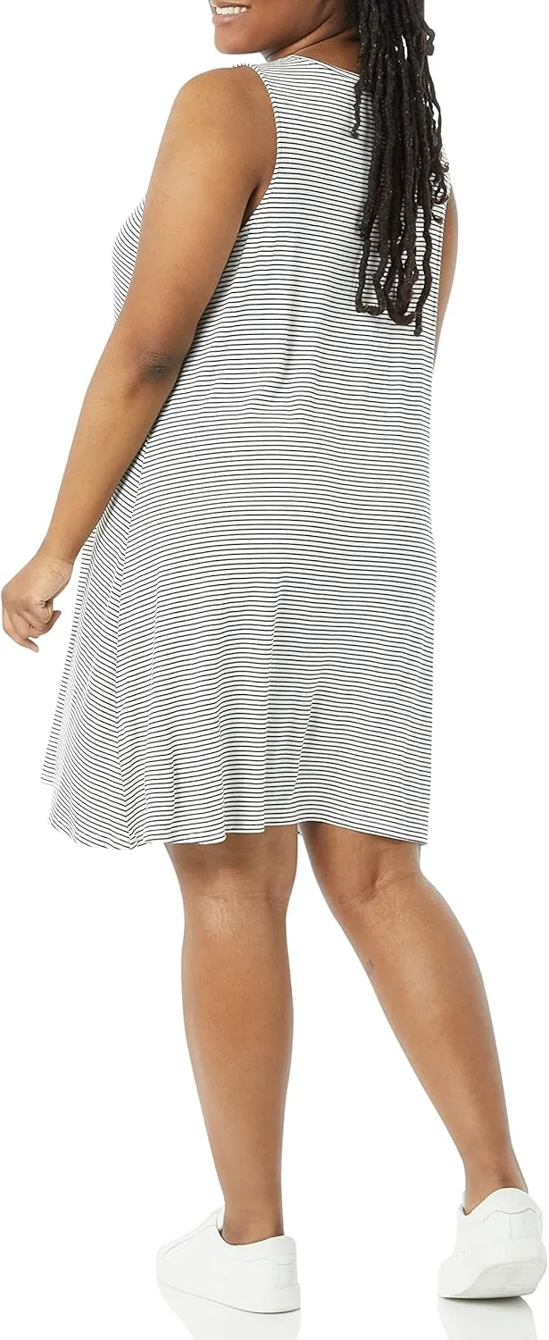 Amazon Essentials Women's Tank Swing Dress (Available in Plus Size)