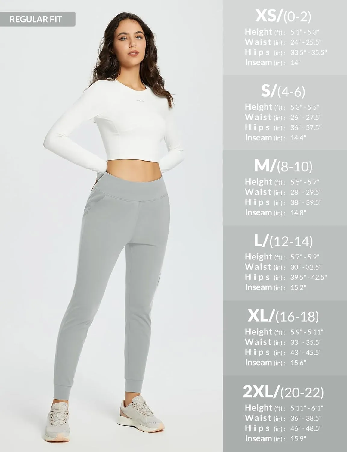 baleaf Women's Fleece Lined Joggers Water Resistant Thermal Hiking Pants Sweatpants Track Pants Winter Clothes Running Gear