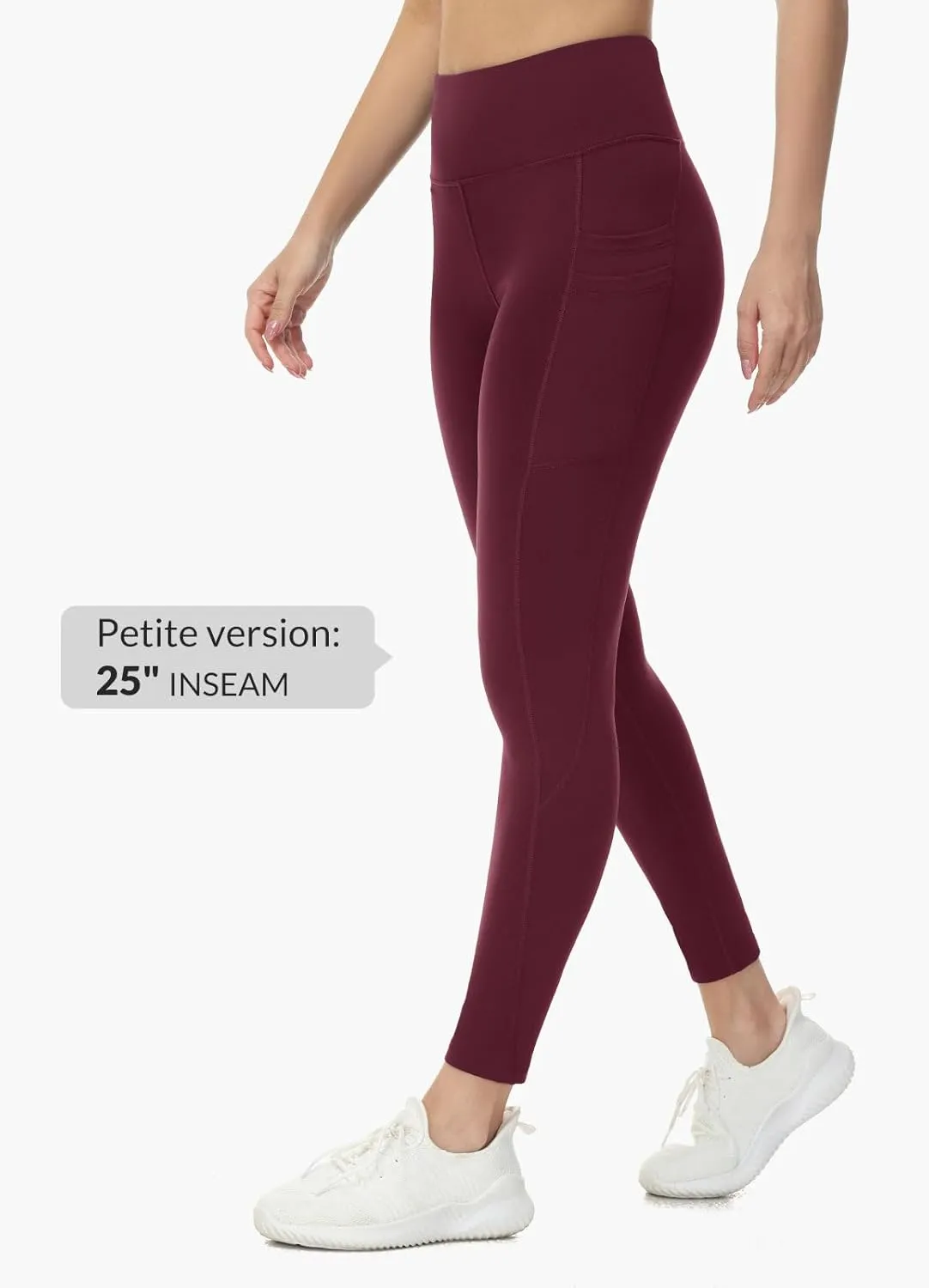 baleaf Women's Fleece Lined Leggings Water Resistant Thermal Winter Warm Tights High Waisted with Pockets Running Gear