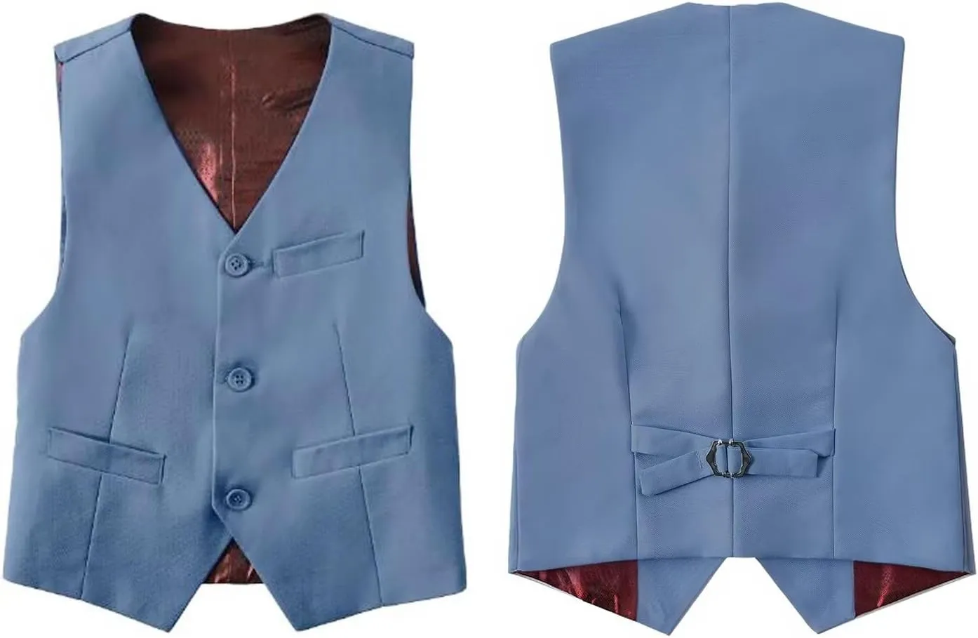 Boys Suits Kids Formal Dress Suit Vest and Pant Set for Wedding