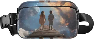 Bridge in Universe Fanny Pack Water Resistant Waist Pack Sling Bag Purse for Women Men Travel Hiking