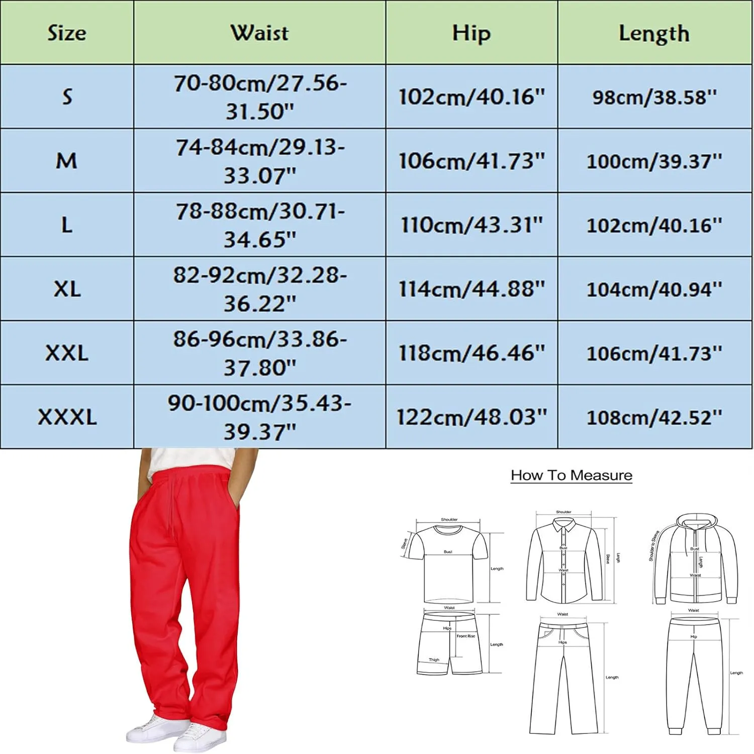 Cargo Pants for Men, Relax Fit Lightweight Outdoor Casual Baggy Hiking Athletic Workout Joggers with Pockets