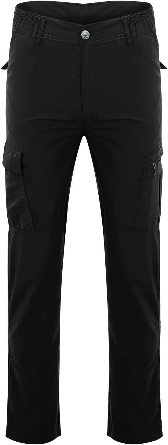 Cargo Pants for Men, Tactic Pants for Men Work Hiking Water Resistant Ripstop Flex Lightweight Outdoor Trousers