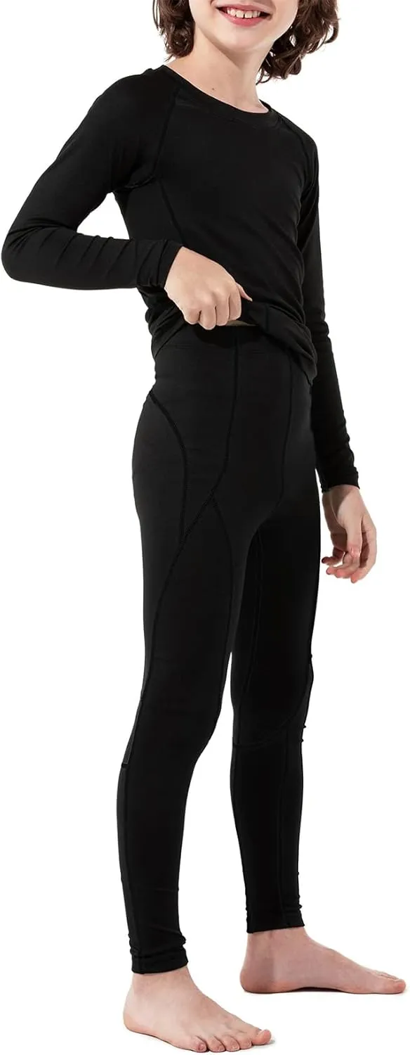 Century Star Boys Compression Shirt Leggings Sets Long Sleeve Kids Base Layer Girls Athletic Football Undershirt