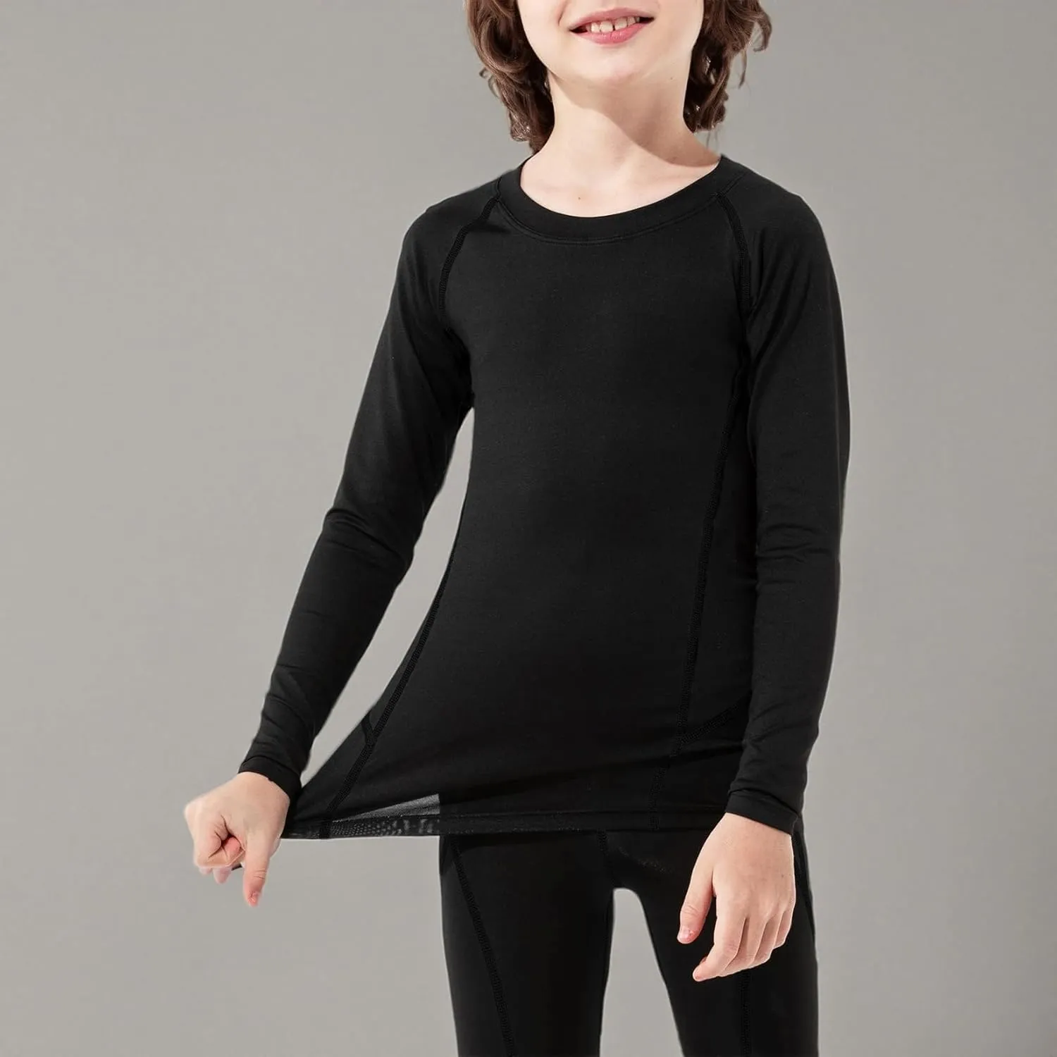Century Star Boys Compression Shirt Leggings Sets Long Sleeve Kids Base Layer Girls Athletic Football Undershirt