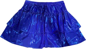 cooki Sequin Skirt for Women, Women Sparkly Metallic Flared Pleated Short Skirt Sexy Y2k Ruffle Tiered Mini Skater Skirt