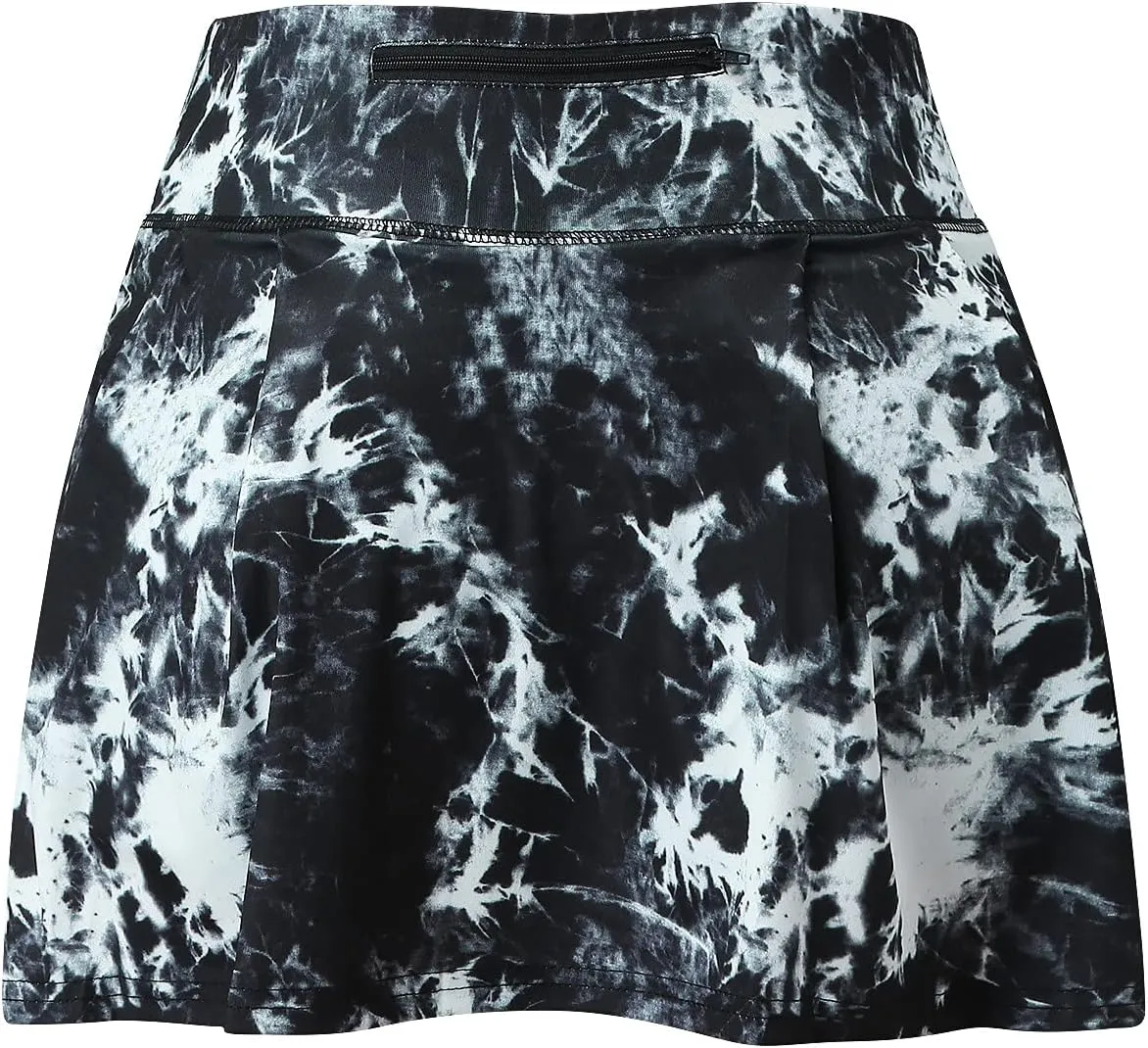 cooki Skorts for Women 2025, Women's High Waisted Tummy Control Sports Tennis Skirt Summer Casual Mini Skorts with Pockets