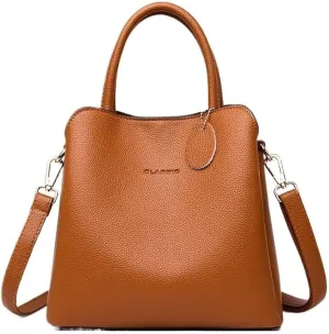 cross-body bag Soft Leather Crossbody Bucket Bag