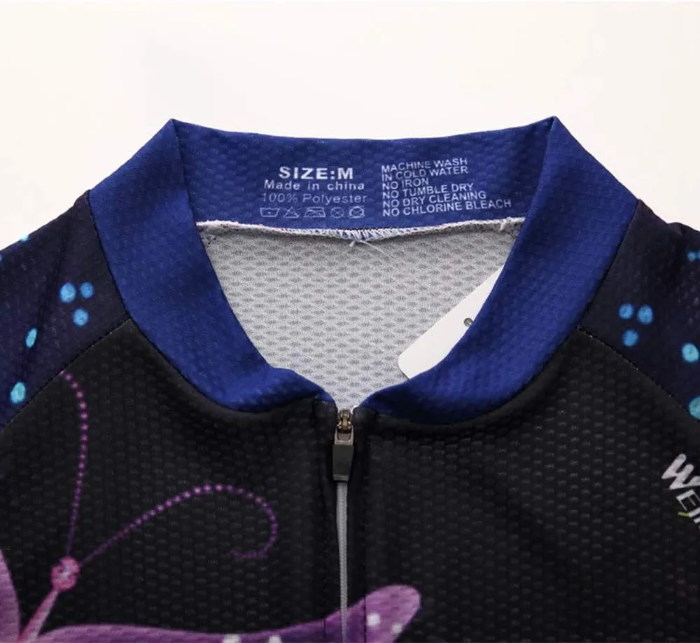 Cycling Jersey Women, Short Sleeve Bike Shirts Summer Road Bicycle Clothes Female Biking Tops Qiuck Dry S-3XL