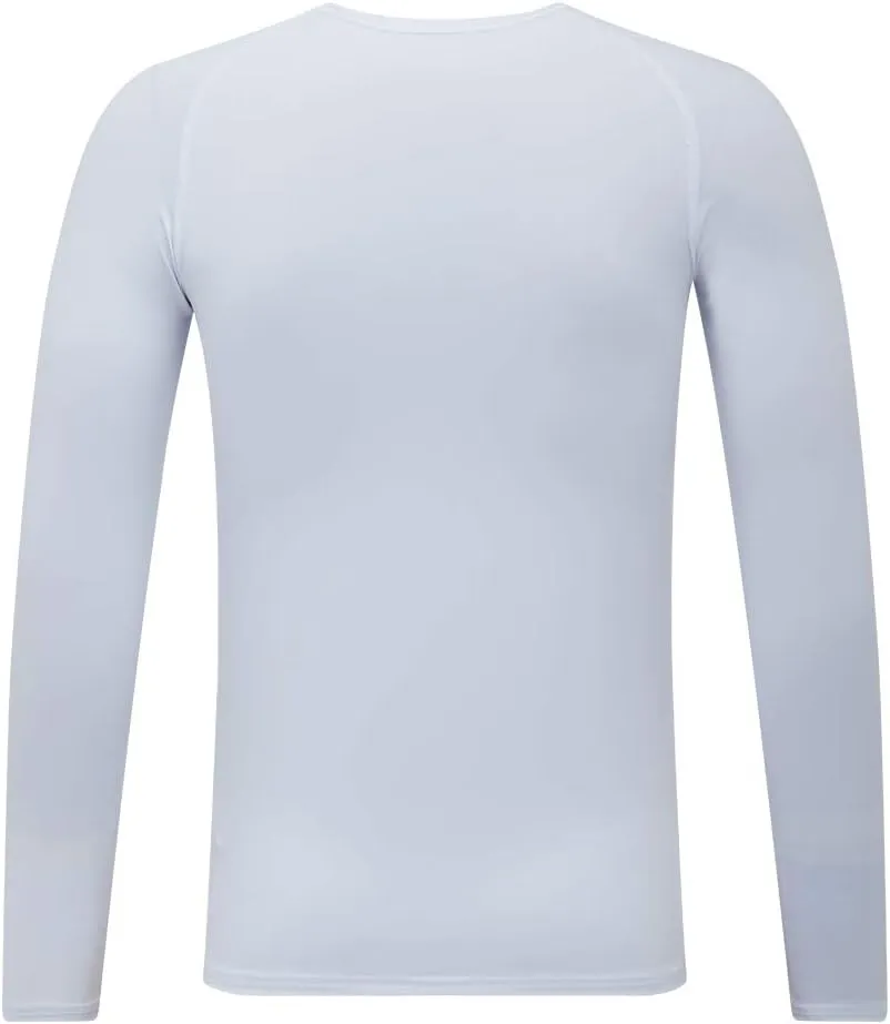 DEVOROPA Youth Boys 2-Pack Compression Shirt Long Sleeve Football Baseball Undershirt Quick Dry Sports Baselayer