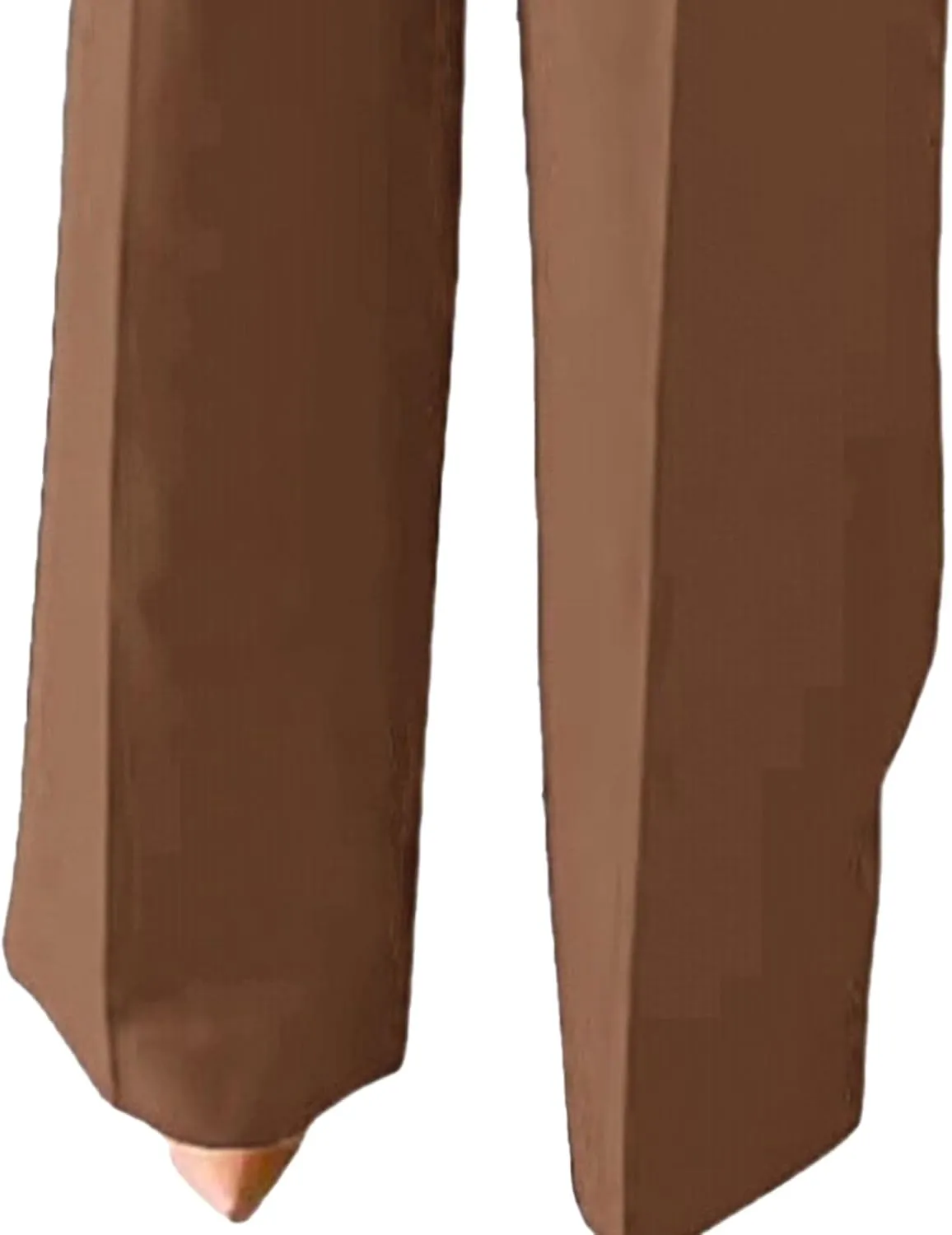 DGHM-JLMY Women's Commuter high Waist Draped Trousers Temperament Straight Leg Wide Leg Pants Business Essentials Suit Pant