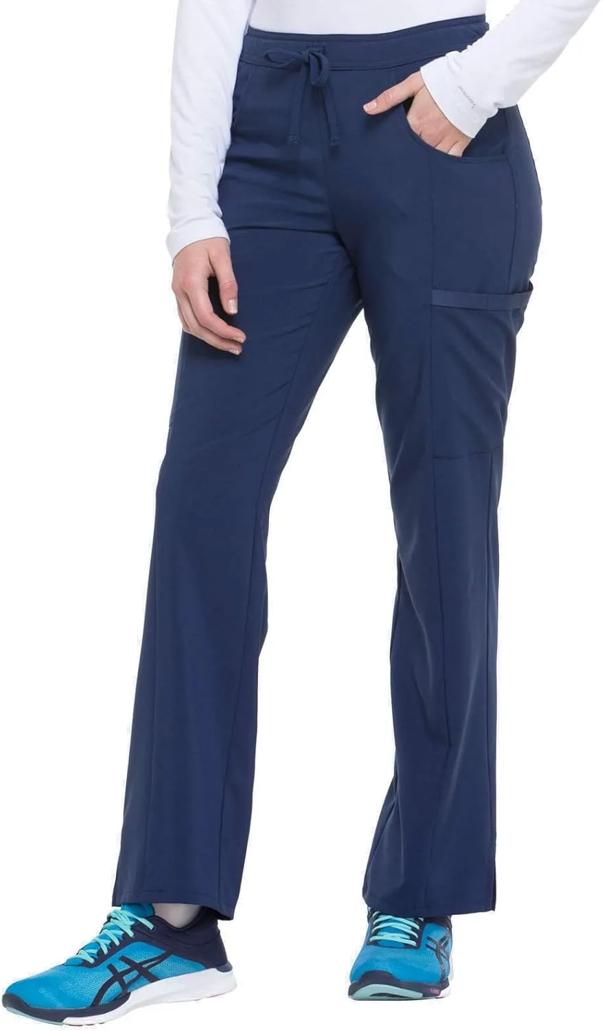 Dickies EDS Essentials Scrubs for Women, Drawstring Cargo Scrub Pants with Four-Way Stretch and Moisture Wicking DK010