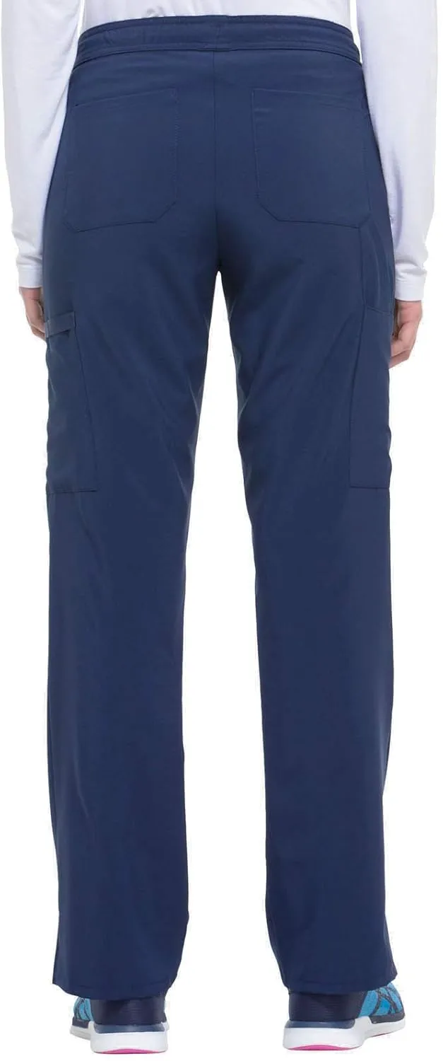 Dickies EDS Essentials Scrubs for Women, Drawstring Cargo Scrub Pants with Four-Way Stretch and Moisture Wicking DK010