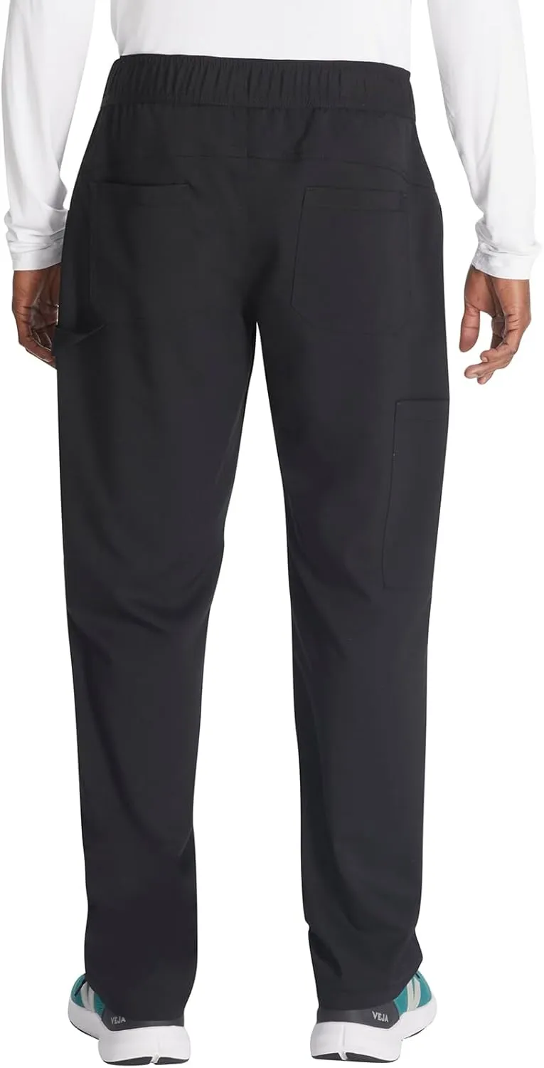 Dickies Men's Scrub Pant Mid Rise Straight Leg Pants with 6 Pockets, Zip Fly Front DK220