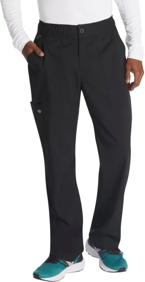 Dickies Men's Scrub Pant Mid Rise Straight Leg Pants with 6 Pockets, Zip Fly Front DK220