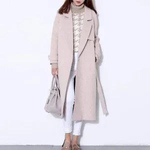 Distinguished High Quality Long Maxi  women's Winter Wool Coat