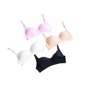 Extra Light Pad Embroidered Lace Everyday Bra (SS-028)