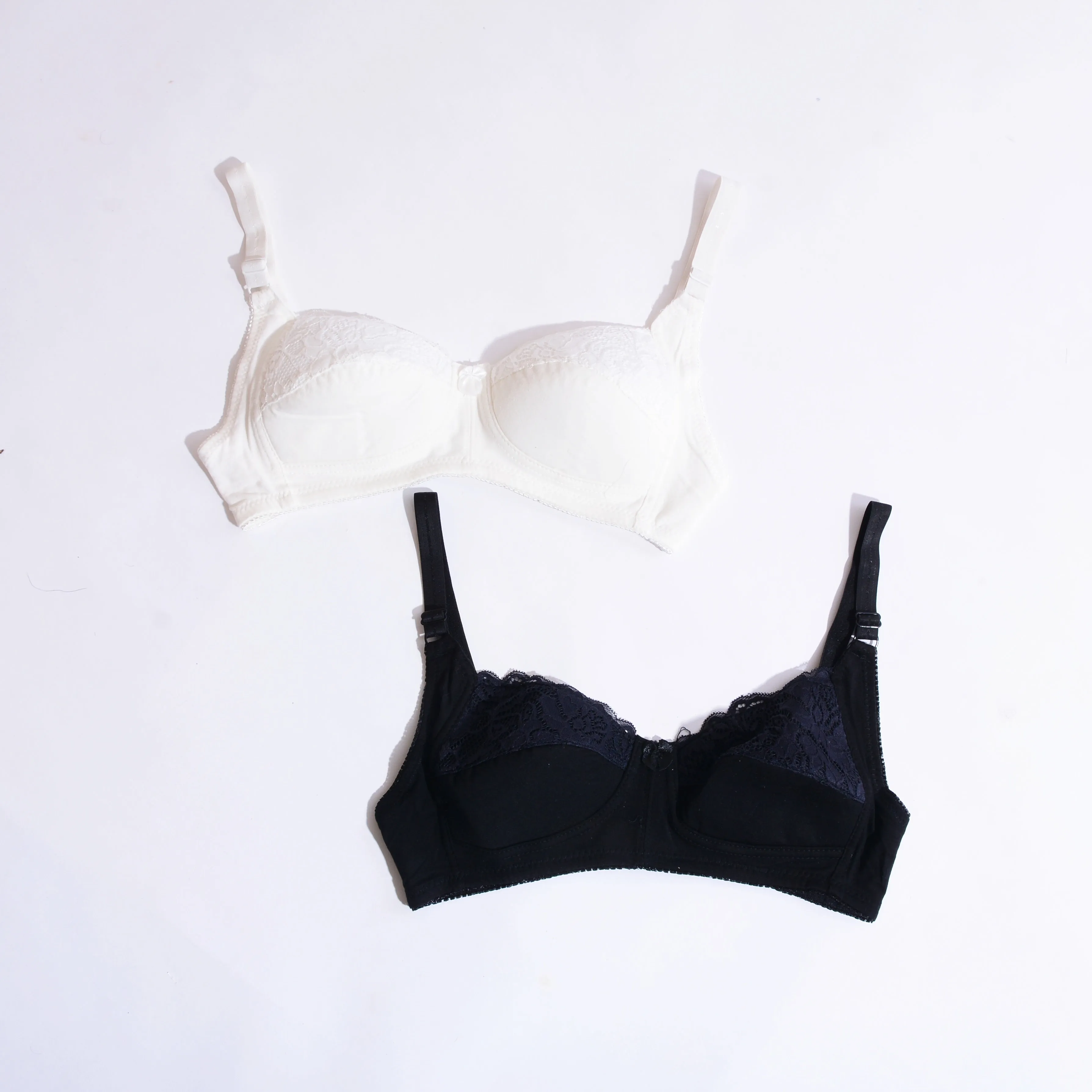 Extra Light Pad Embroidered Lace Everyday Bra (SS-028)