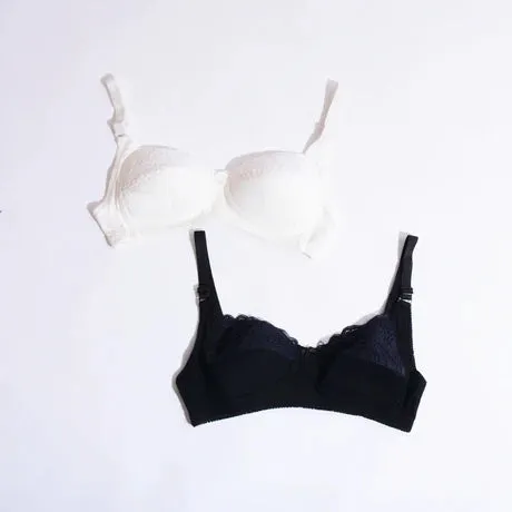 Extra Light Pad Embroidered Lace Everyday Bra (SS-028)