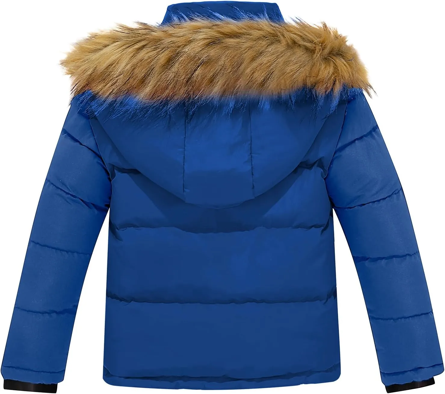 FARVALUE Boys Water Resistant Winter Coat Warm Quilted Puffer Jacket Hooded Parka Thicken Down Jacket for Boys