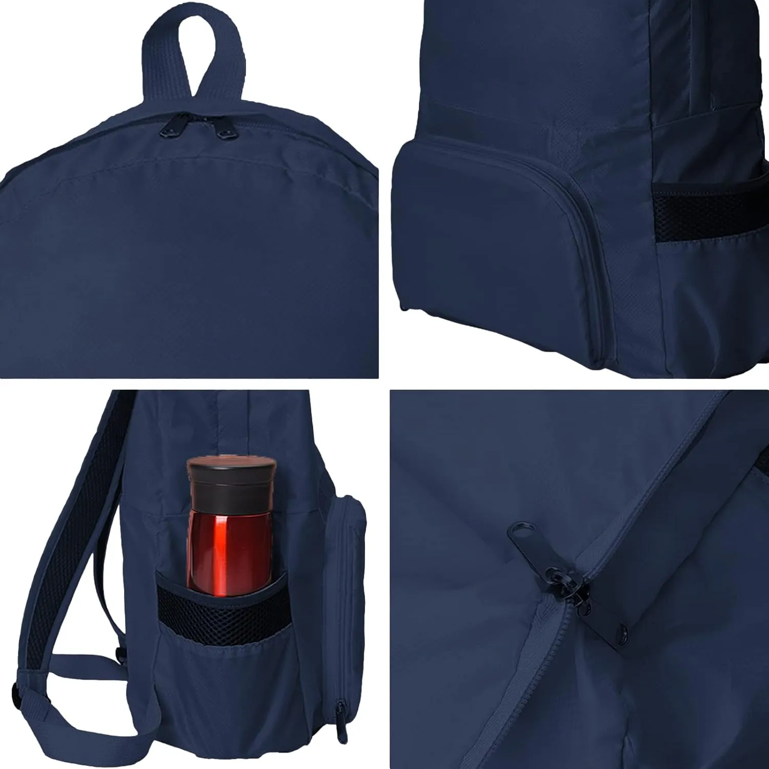 Foldable Backpack for Travel 20L Packable Daypack Lightweight Water Resistant for Outdoor Sports Travel Hiking Camping Blue