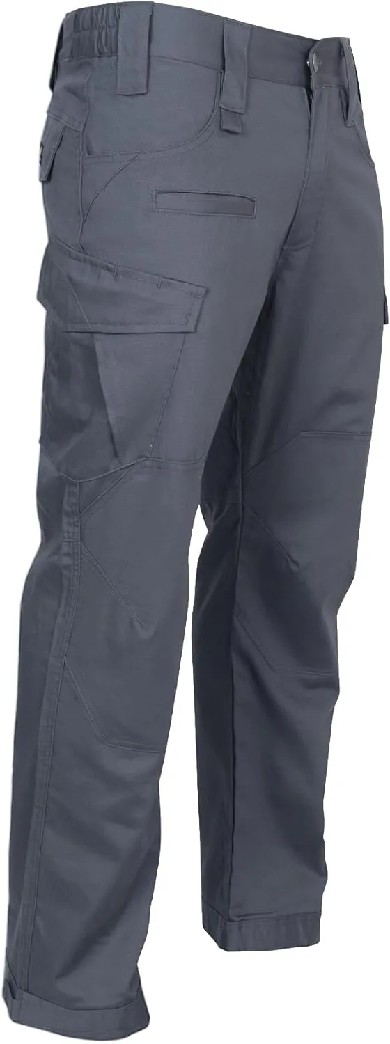 FR Pants for Men Ripstop Flame/Water Resistant Lightweight Cargo Pants Boot Cut CAT2 NFPA2112 Welding Pants