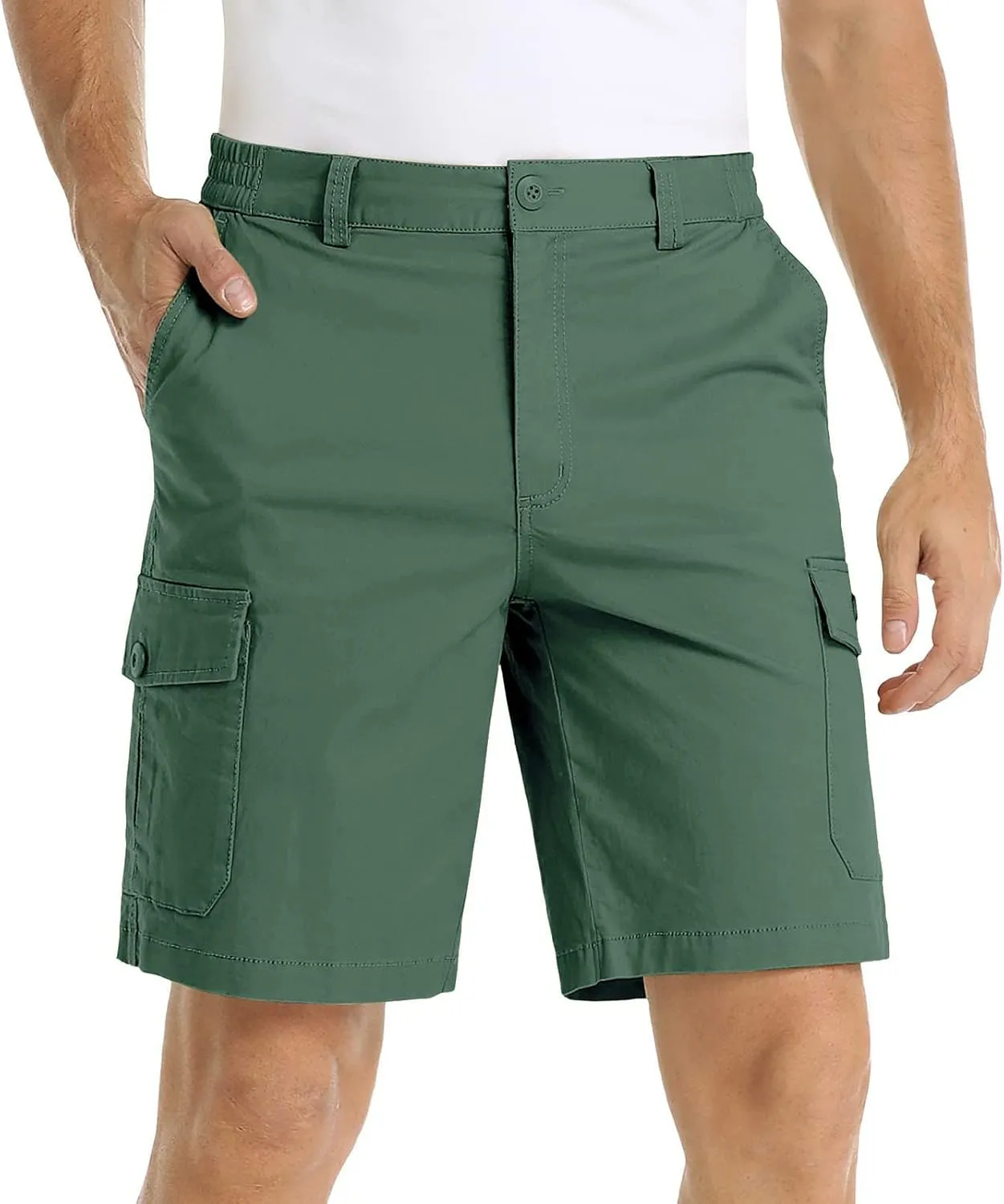 FZVYD Slim Fit Golf Pants for Men Mens Joggers Cargo Pants Fashion Casual Sweatpants Work Pants Drawstring Loose Trousers