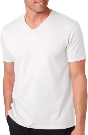 Gildan Men's Soft Style V-Neck T-Shirt