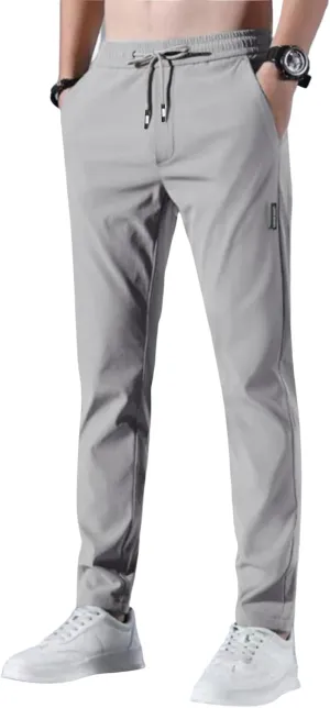 Glide Pants Men Breathable Quick Dry Stretch Work Pants Lightweight Water Resistant Active Hiking Pant with Pockets
