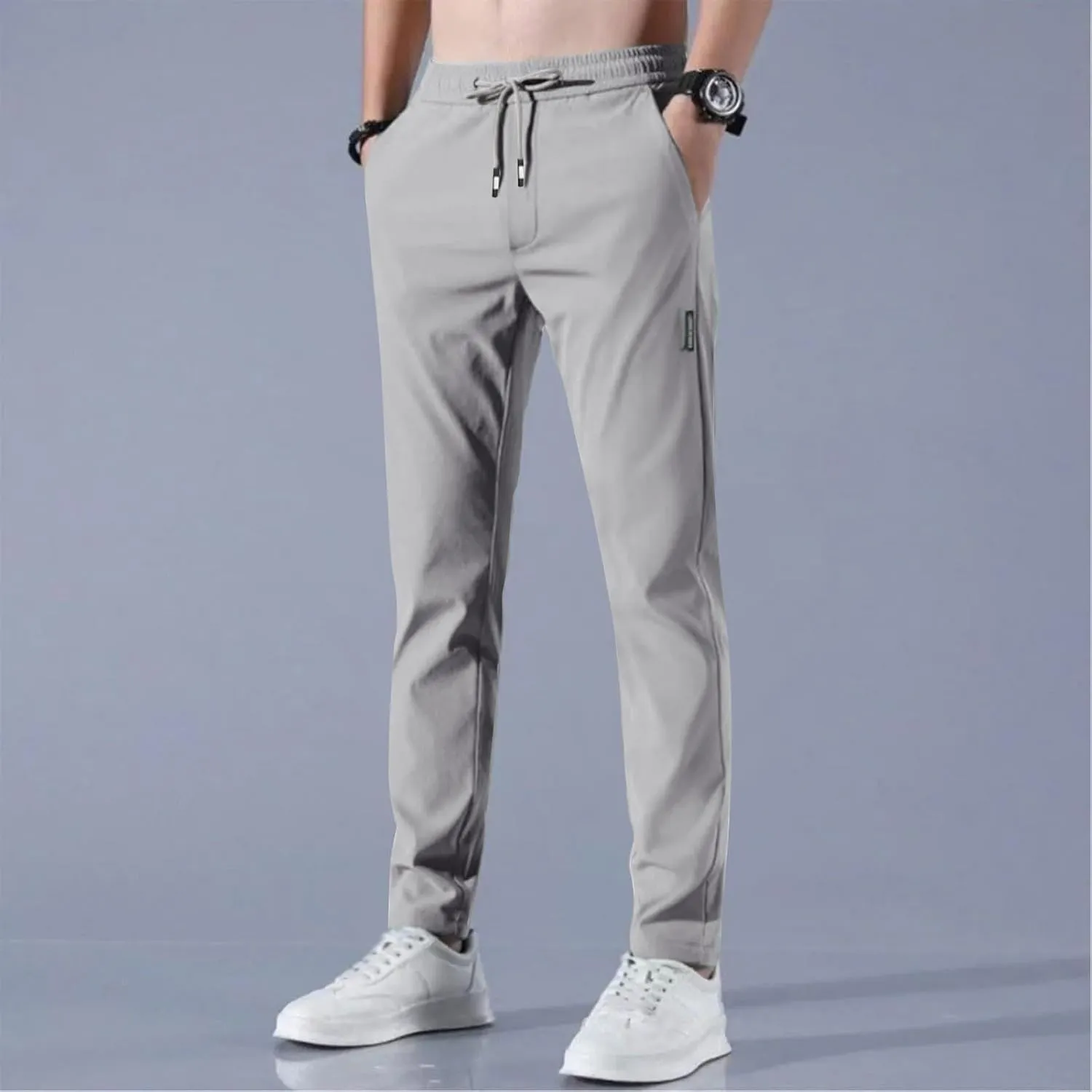 Glide Pants Men Breathable Quick Dry Stretch Work Pants Lightweight Water Resistant Active Hiking Pant with Pockets