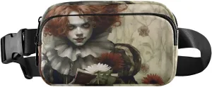 Handsome Clown Fanny Pack for Travel Hiking Water Resistant Waist Pack Sling Bag Purse for Women Men