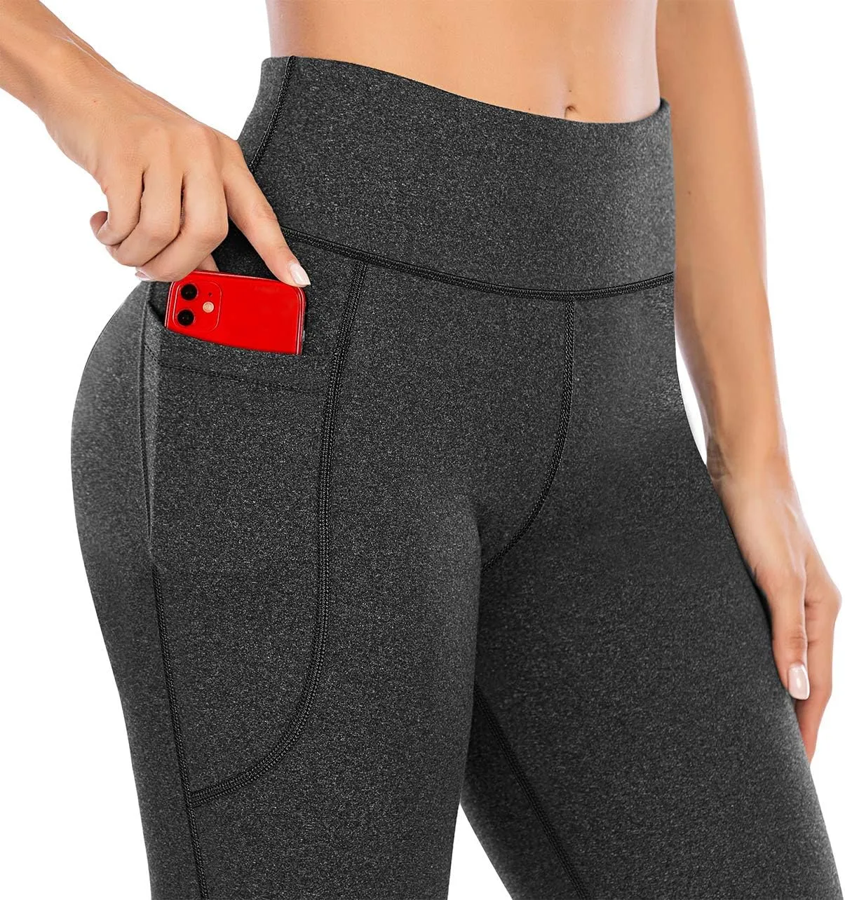 Heathyoga Women's Yoga Pants with Pockets for Women Bootcut Wide Leg Pants for Women High Waisted Workout Pants