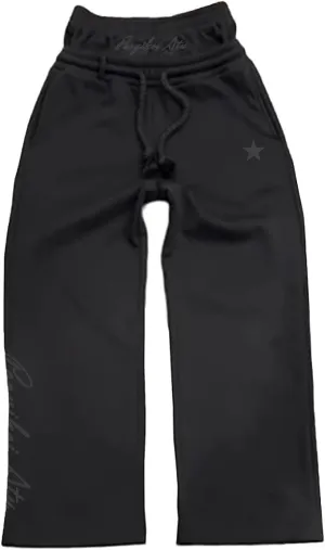 heyheyshine Double Waisted Sweatpants for Men Women Y2K Wide Leg Baggy Pants Drawstring Waist Pants Jogge Sweatpants