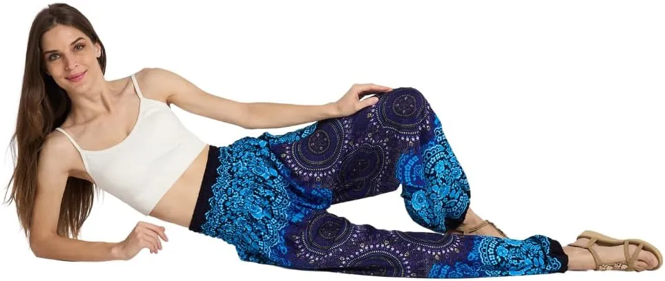 High-Waisted Boho Harem Yoga Pants for Women
