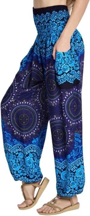 High-Waisted Boho Harem Yoga Pants for Women