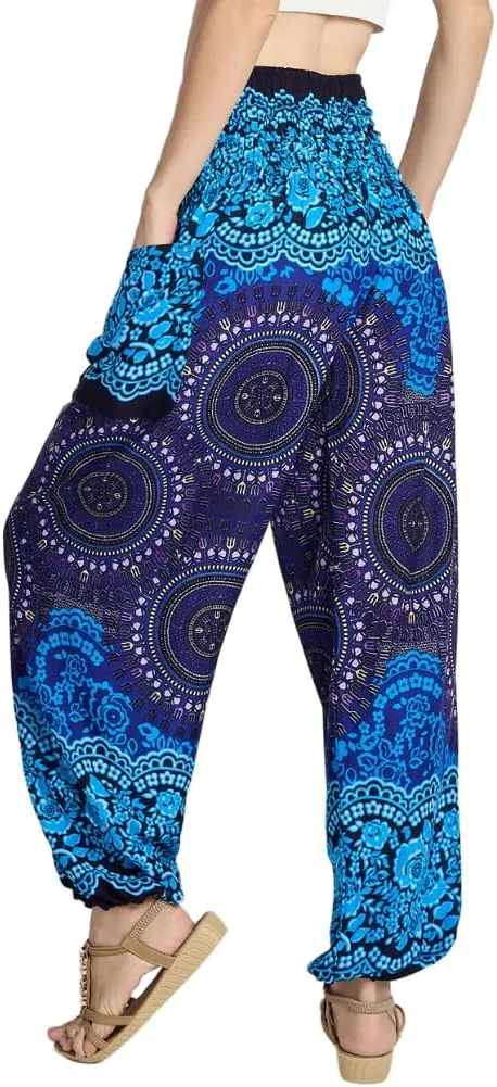 High-Waisted Boho Harem Yoga Pants for Women