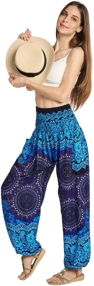 High-Waisted Boho Harem Yoga Pants for Women