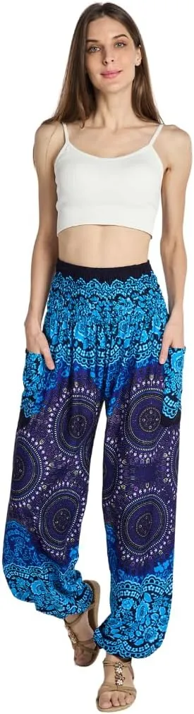High-Waisted Boho Harem Yoga Pants for Women