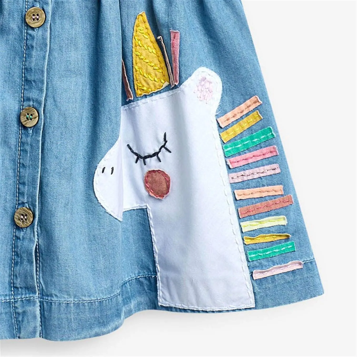 HILEELANG Little Girls Short Sleeve Dresses