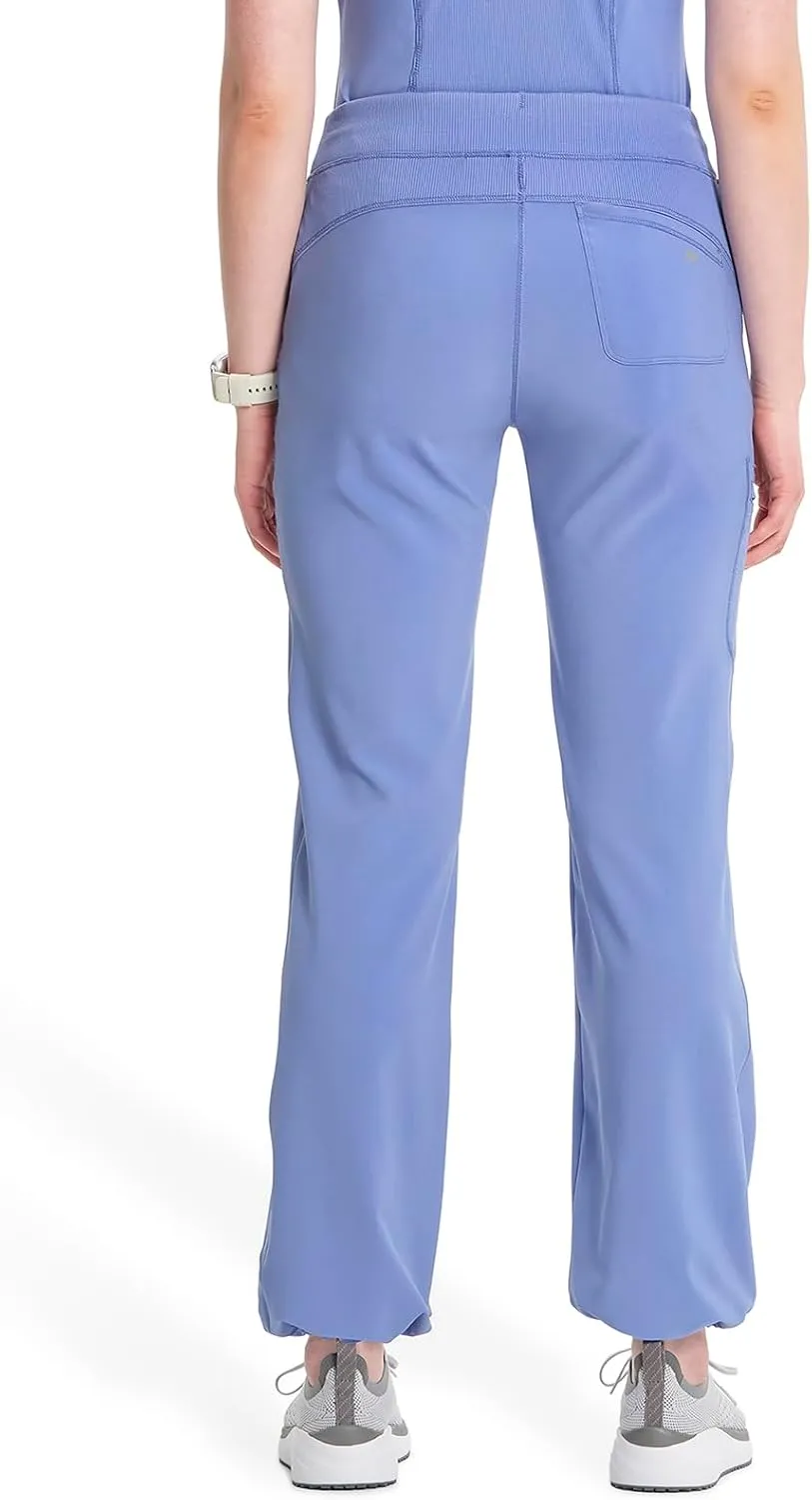 Infinity by Cherokee Straight Leg Drawstring Women Scrub Pants 360 Stretch with 4 Pockets 1123A