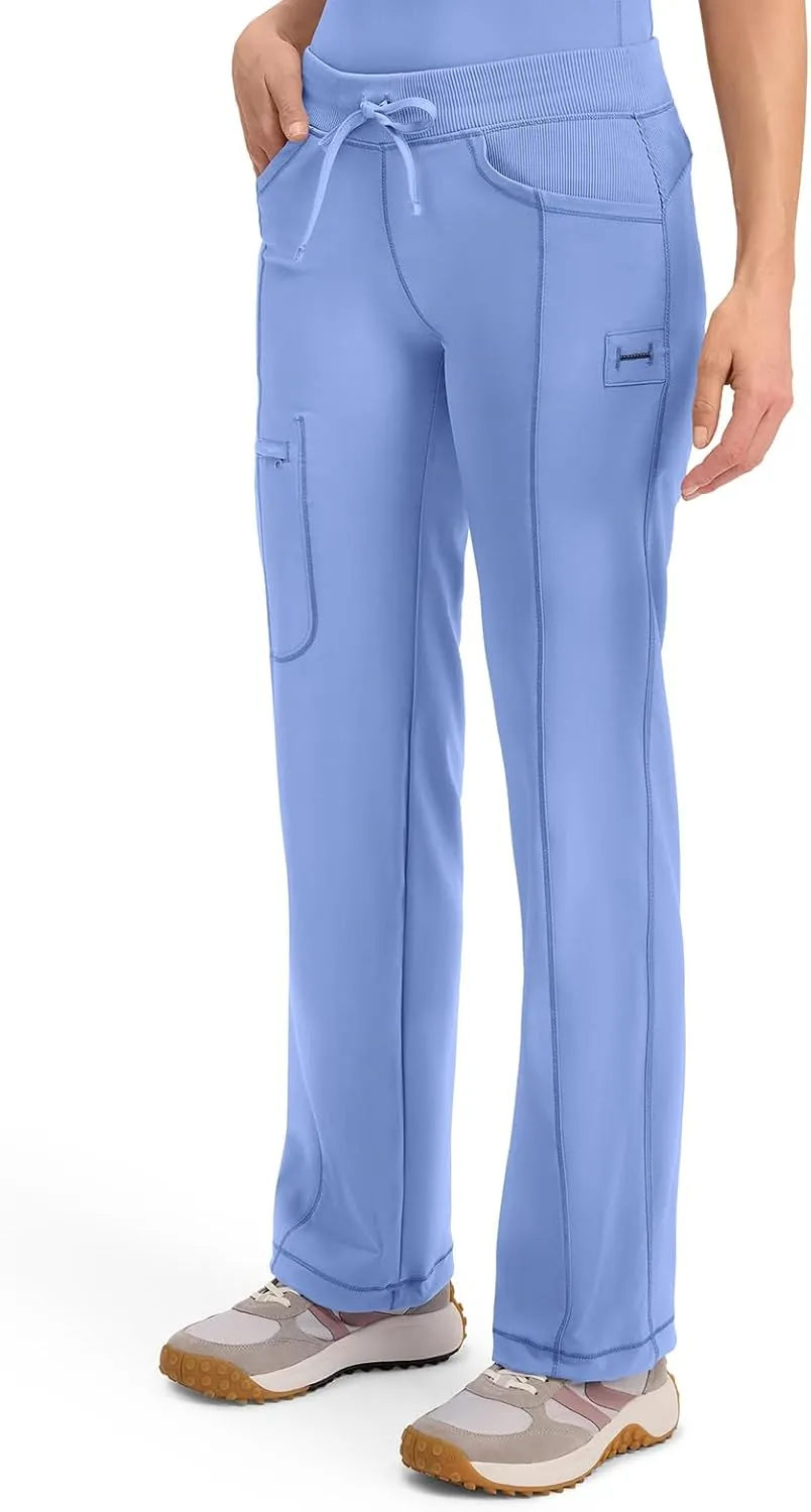 Infinity by Cherokee Straight Leg Drawstring Women Scrub Pants 360 Stretch with 4 Pockets 1123A