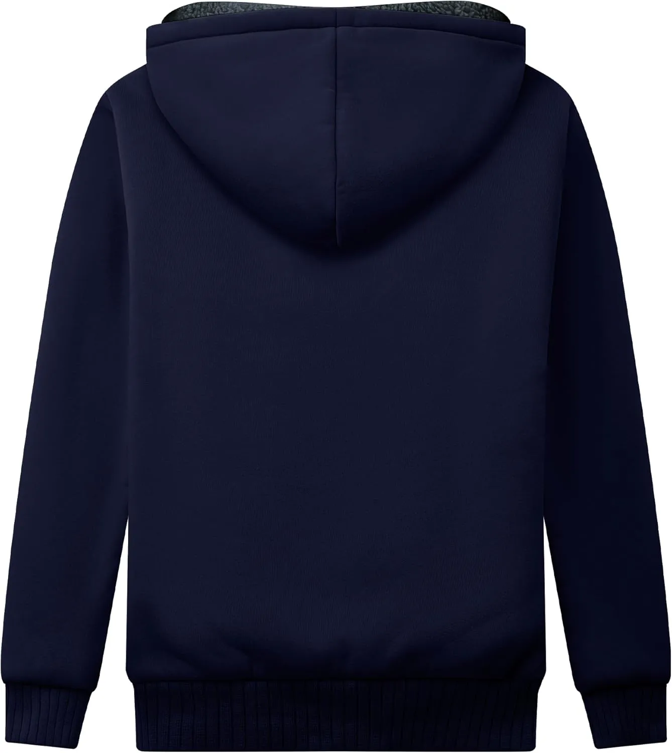 JACKETOWN Hoodie for Boys Fleece Jacket Zip Up Sherpa Lined Hooded Sweatshirts with Two Pockets 6-15 Years Old