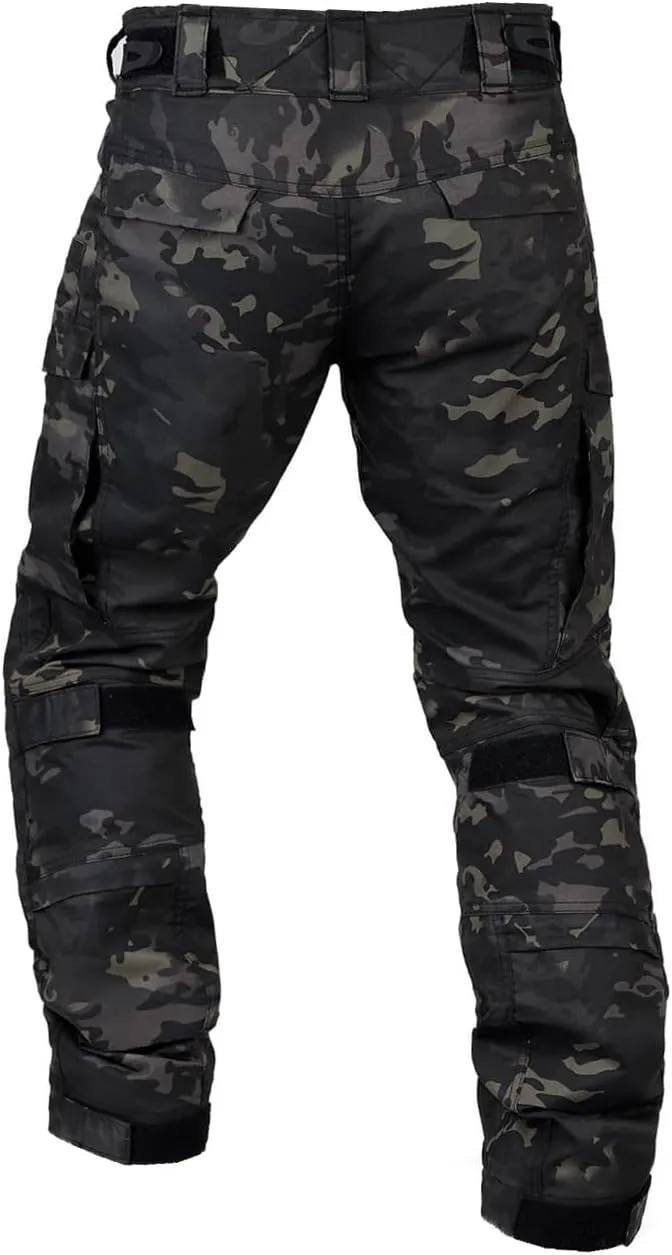 KRYDEX K4 Combat Pants with Knee Pads Ripstop Como Cargo Pants for Men