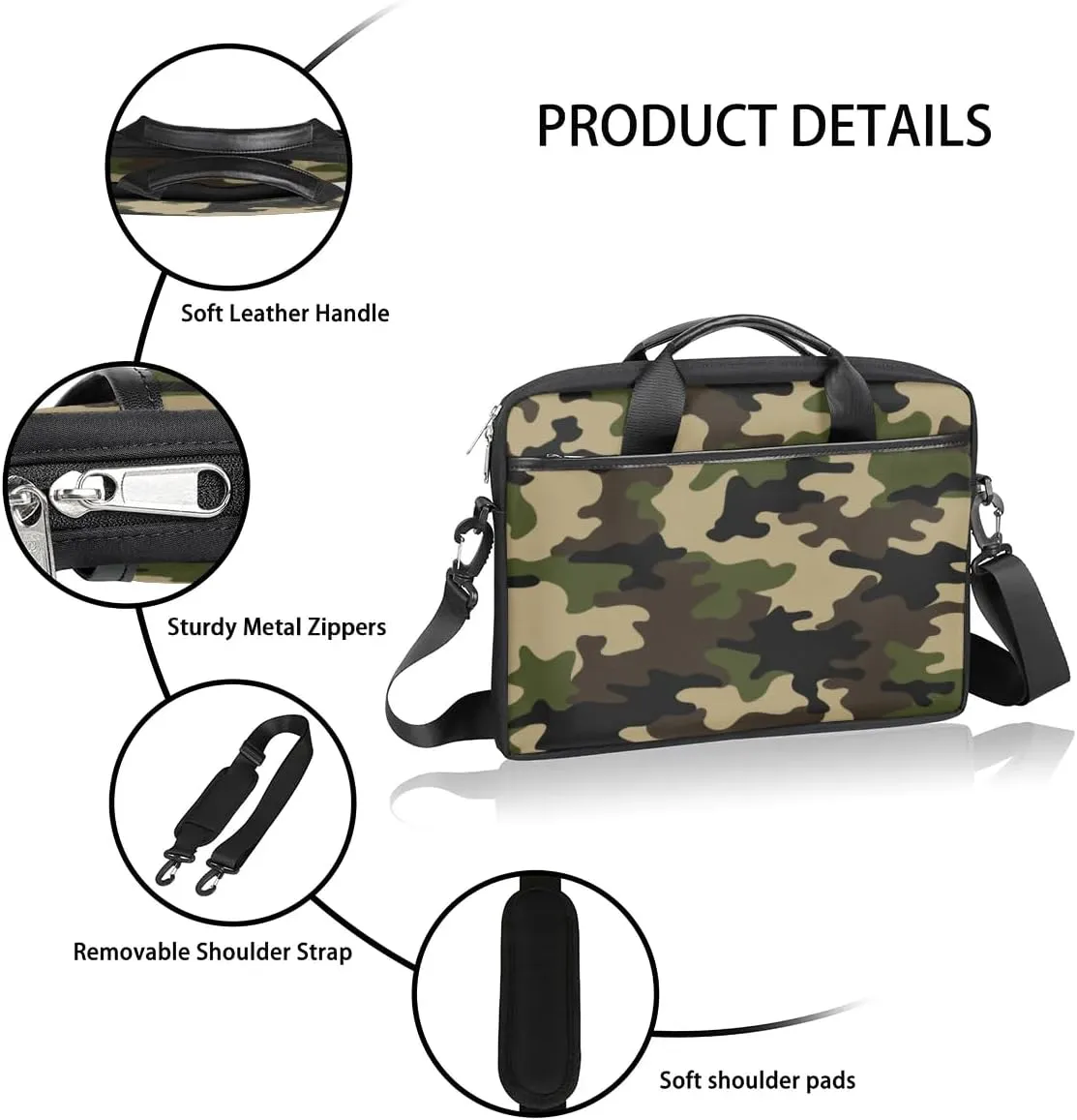 Laptop Case Bag,15.6 inch Laptop Sleeve Bag,Shockproof Protective Computer Cover,Water Resistant Notebook Briefcase25