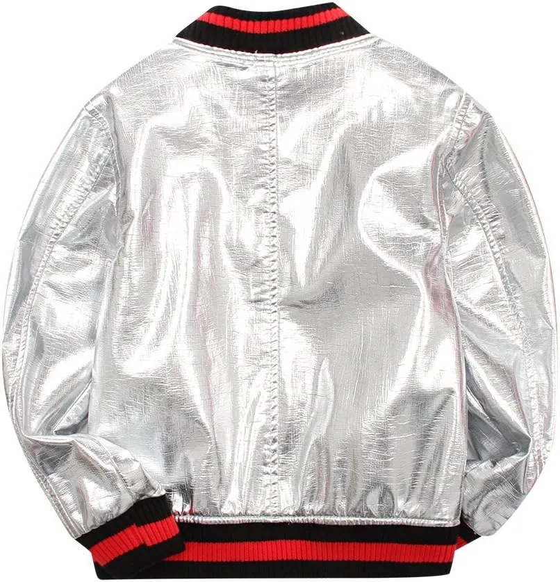 LJYH Boys Girls Pu Leather Jacket Baby Children's Spring New Clothing