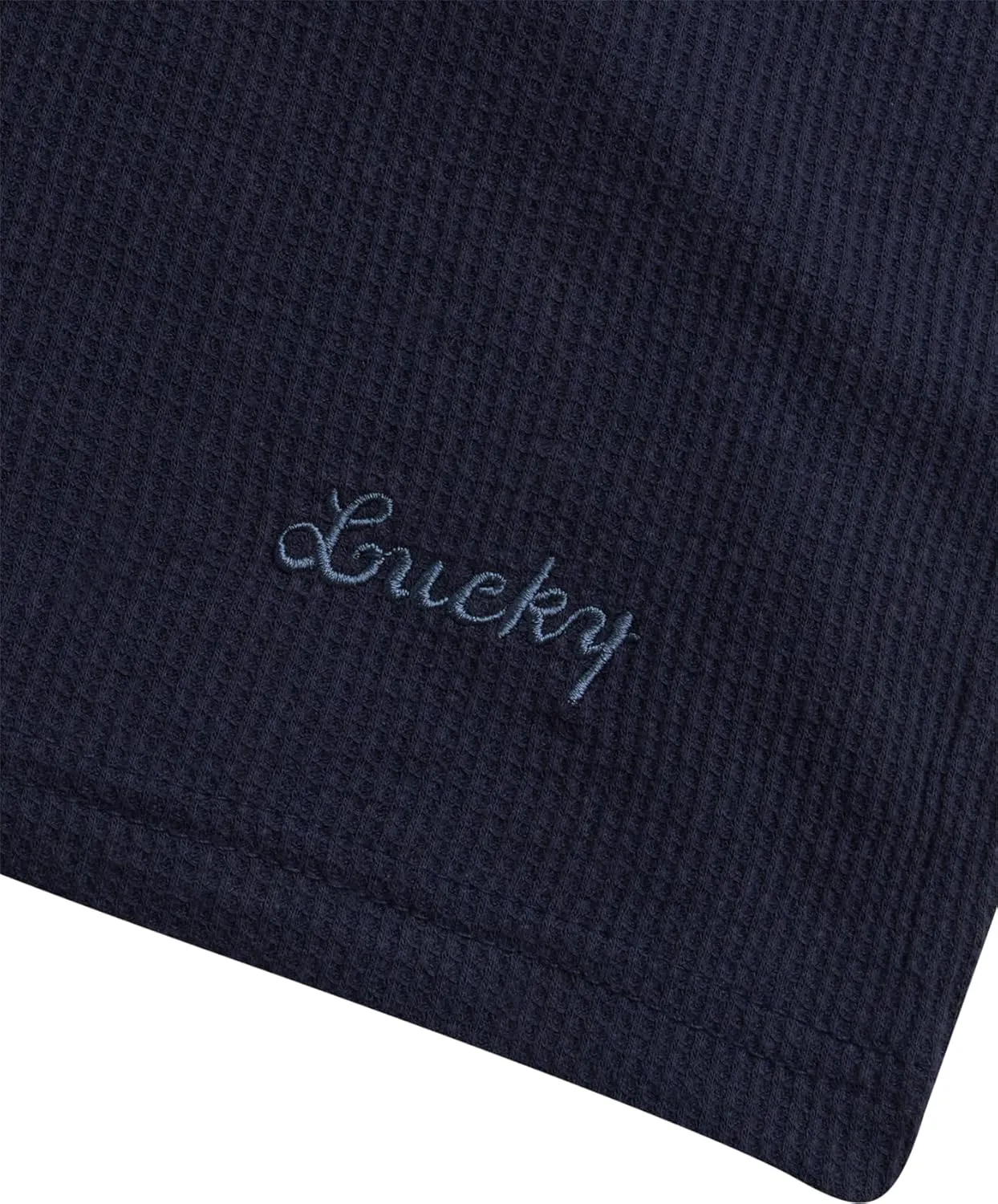 Lucky Brand Men's Henley Shirt - 2 Pack Long Sleeve Cotton Waffle Knit Henley Undershirt - Casual Shirts for Men (Size: S-XL)